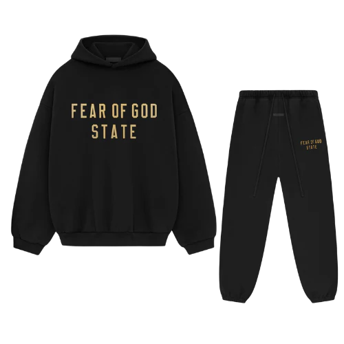Fear of God Essentials FW24 Trainingspak - Black Yellow State
